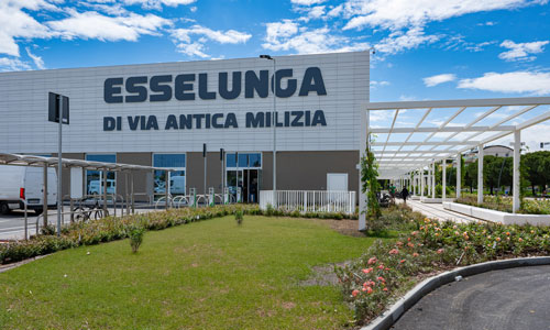 foto dell'esselunga di via antica milizia