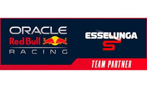 logo redbull con logo Esselunga team partner