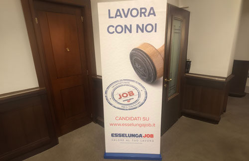 Immagine manifesto ingresso Job Day Esselunga