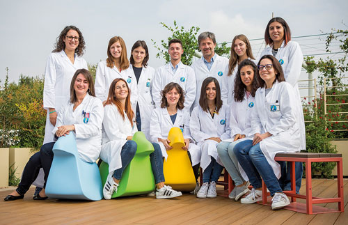 foto di gruppo team Airc