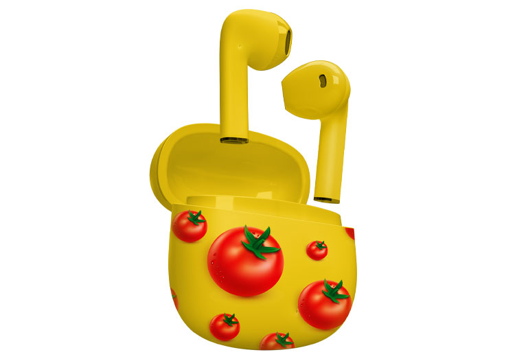 Auricolari pomodoro