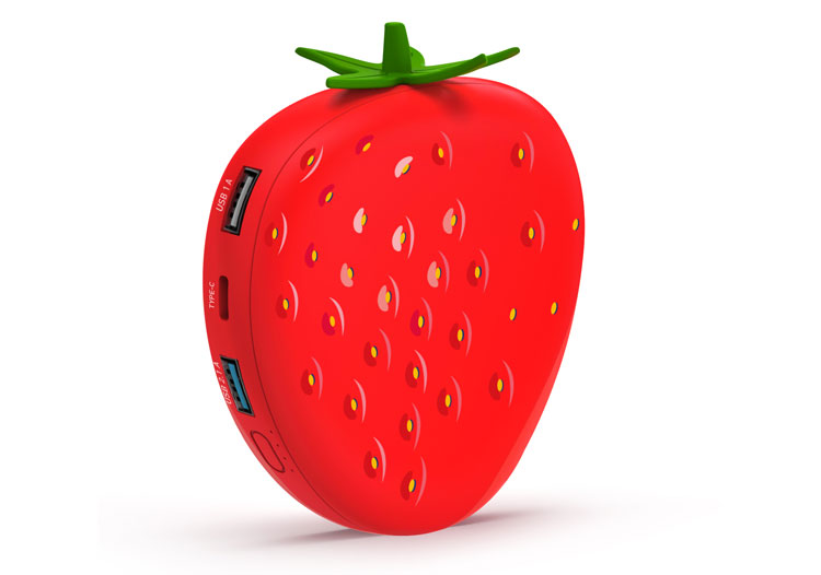 Powerbank sagomato fragola