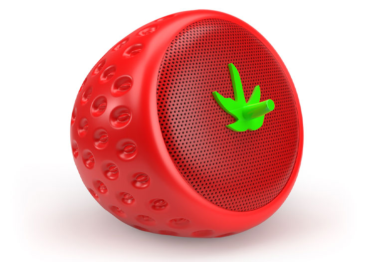 Speaker sagomato fragola