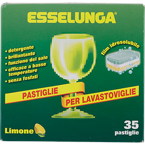 Esselunga pastiglie per lavastoviglie limone Esselunga